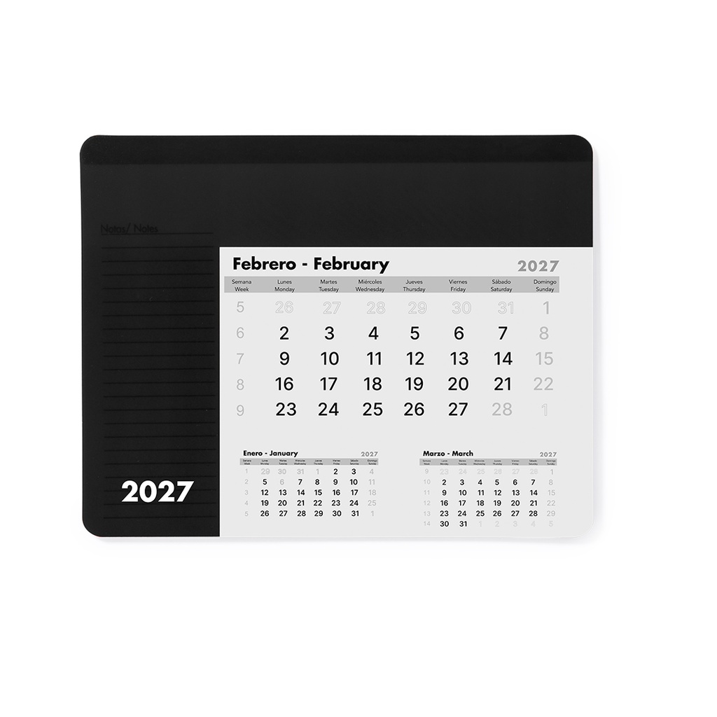 Alfombrilla Calendario Rendux