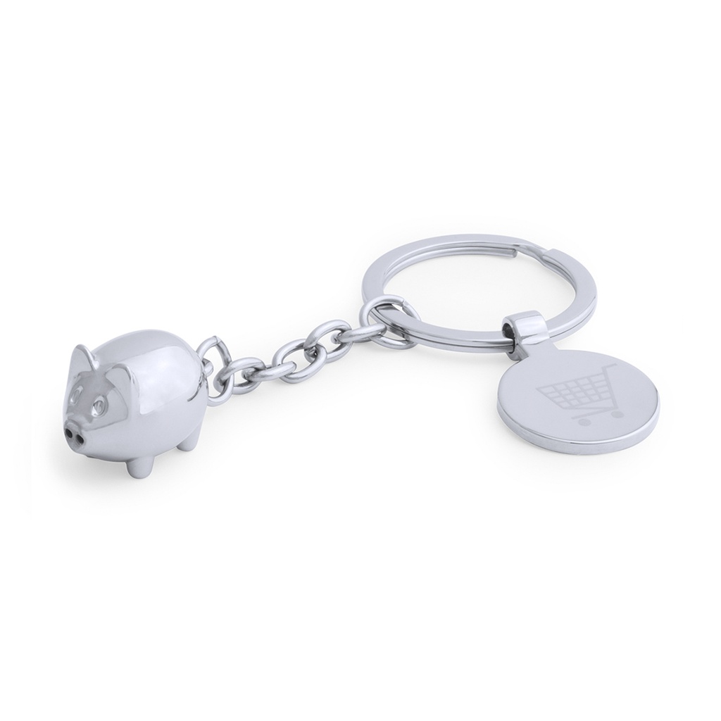 [4979CCERS/T] Llavero Moneda Hoinzo (C/CER - CERDO)