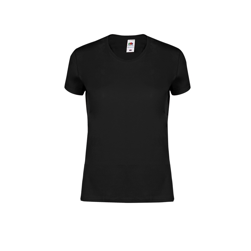 [1325NEGS] Camiseta Mujer Color Iconic (NEG - NEGRO, S)