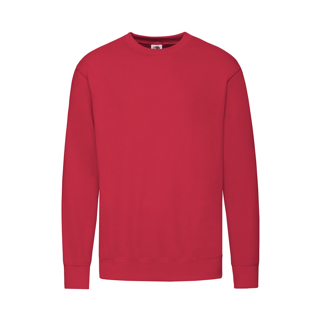[1334ROJS] Sudadera Adulto Lightweight Set-In S (ROJ - ROJO, S)