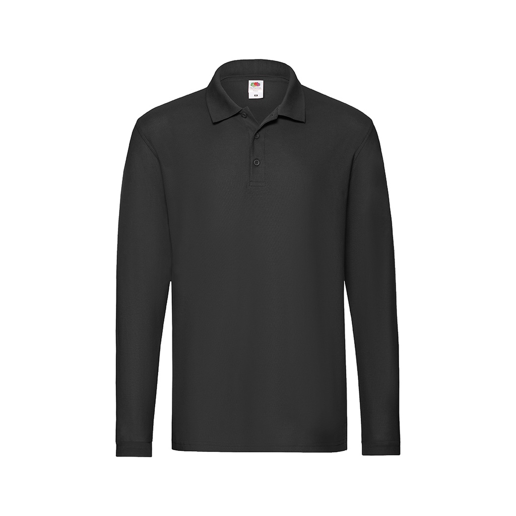 [1380NEGS] Polo Adulto Premium Long Sleeve (NEG - NEGRO)