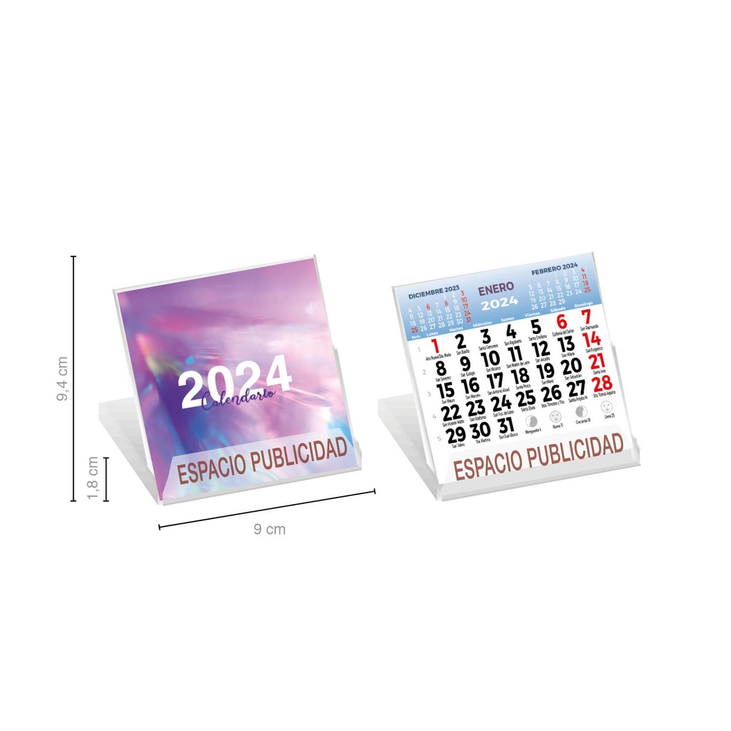 [CD200] Calendario sobremesa CD 10 cm (Números)
