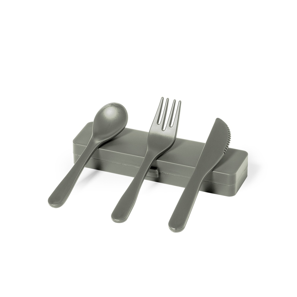 [20198GRIS/T] Set Cubiertos Florax (GRI - GRIS)