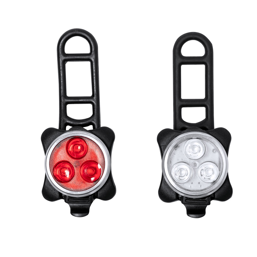 [20438NEGS/T] Set Luces Seguridad Bici Remko