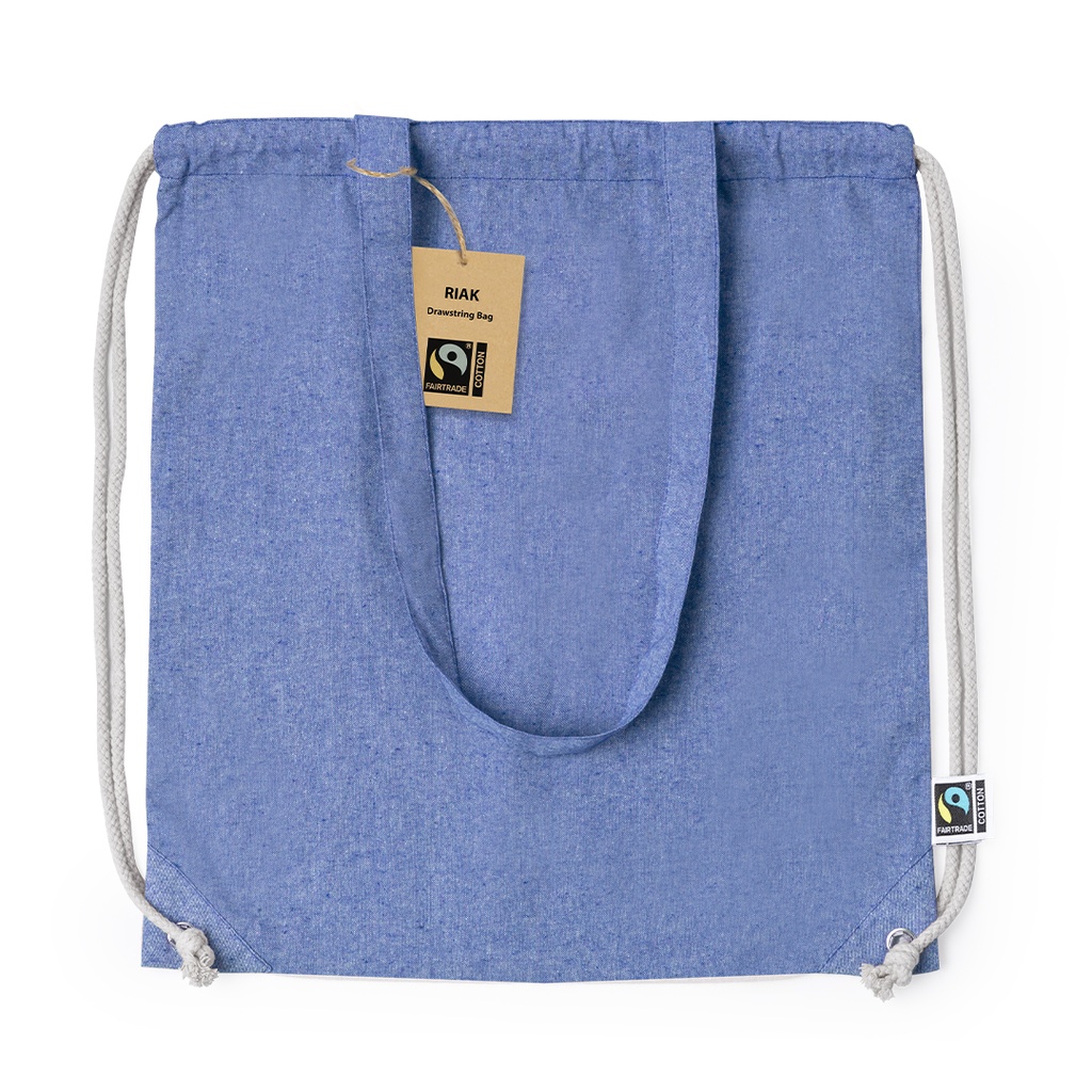 [20776AZULS/T] Bolsa Mochila Riak Fairtrade (AZUL - AZUL)
