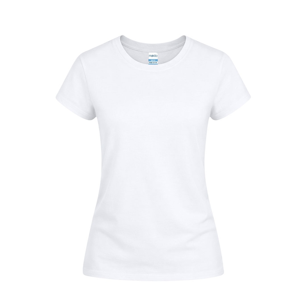 [21179BLAS] Camiseta Mujer Blanca Seiyo (S)