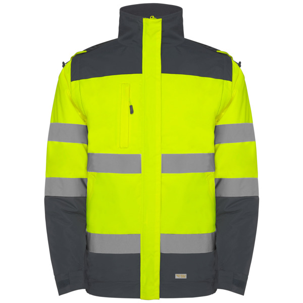 [HV93040123221] Parka Epsylon (23221 - Plomo/Amarillo Fluor, S)