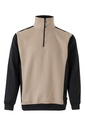 105703 Sudadera Bicolor Cremallera