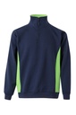 105704 Sudadera Bicolor Cremallera