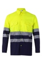 144 Camisa Bicolor Ml Av
