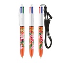 Bolígrafo BIC® 4 Colores Fino con cordón