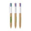 Bolígrafo BIC® 4 Colores Estilo Madera