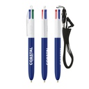 Bolígrafo BIC® 4 Colores Suave con Lanyard