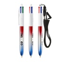Bolígrafo Colección BIC® 4 Colours® Flags + lanyard