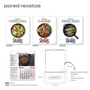 Calendario recetas de cocina 19 cm. de edición.