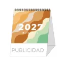 Calendario sobremesa Wire-O mini 9,7 cm